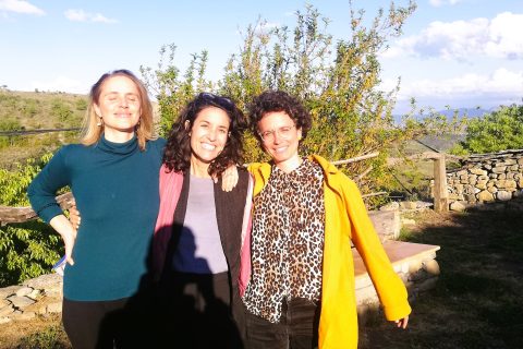 Alice, Caro and Mara at Ulex